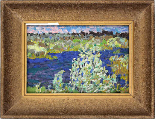 Комиссаров Иван Еремеевич. Ветреный день на реке 